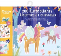 200 autocollants licornes et chevaux (édition 2021)