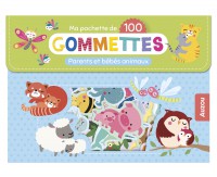 100 gommettes parents-bébés animaux