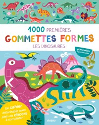 1000 gommettes formes - dinosaures